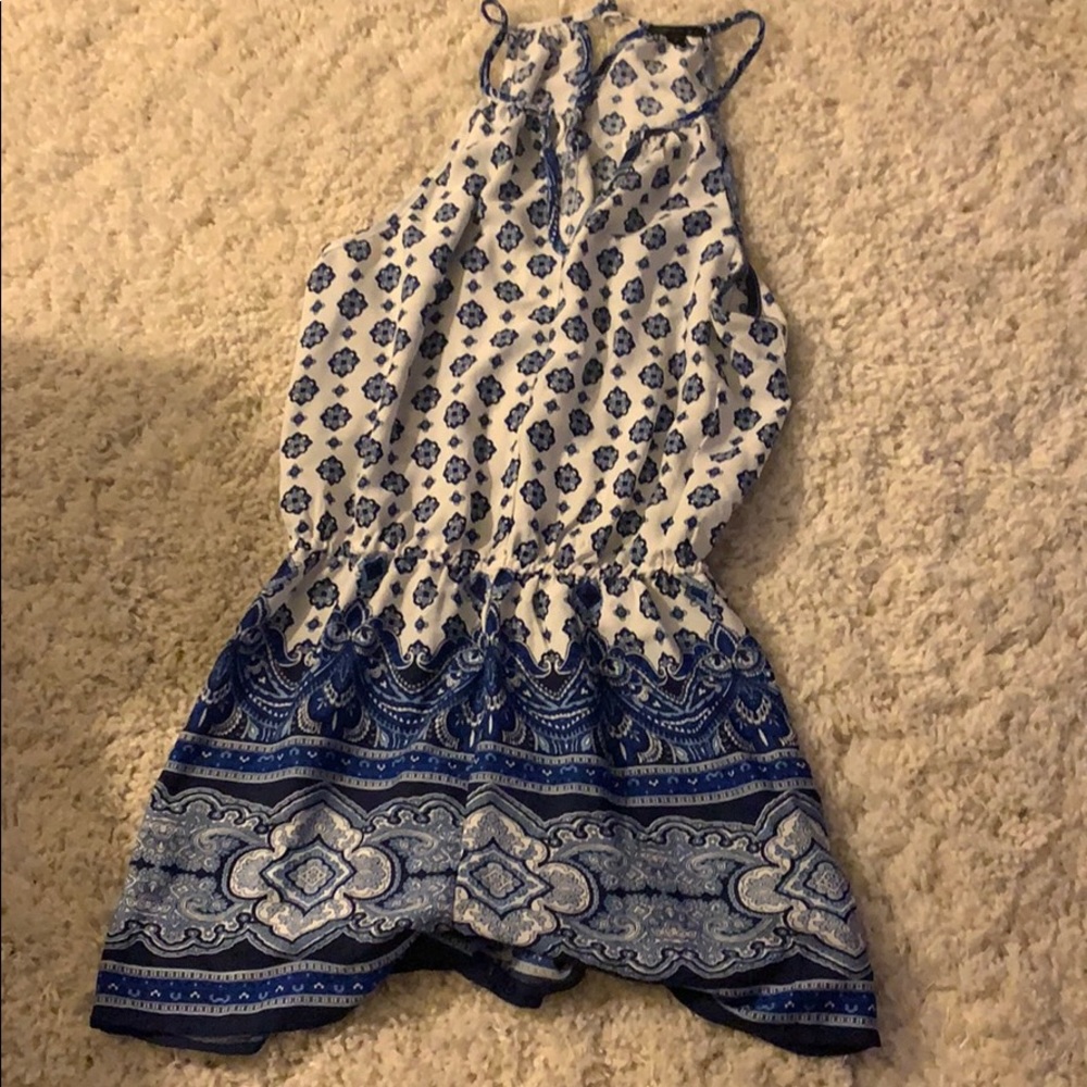 V neck romper